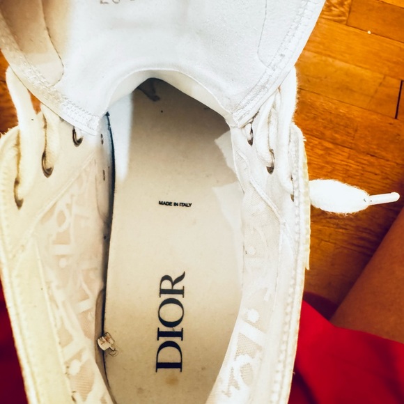 Dior B23 Oblique High Top Red Blue Oblique - Picture 11 of 11